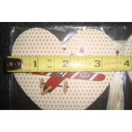 IKEA Christmas Tree Holiday Hanging Decoration x4 Heart shape New 102.536.57