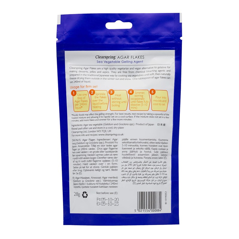 Clearspring Agar Flakes, 28g