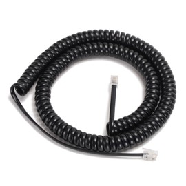 Uvital 13FT Phone Cord for Landline, 1 Pack RJ9 Telephone Cords for Landline Phones(Coiled Length: 1.5FT), Cream Phone Handset Cord, Phone Cable, Telephone Wire