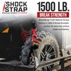 SHOCKSTRAP Ratchet Strap, 10' x 1" Shock Absorbing Heavy Duty