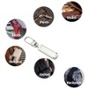 4Pcs Spare Zipper Pulls, Metal Removable Rectangle Zipper puller replacement