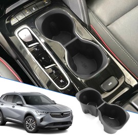 SXCY 2021-2023 Envision Cup Holder Insert, Black, TPE, Non-Slip Drink Stopper, Console Cup Holder Adapter