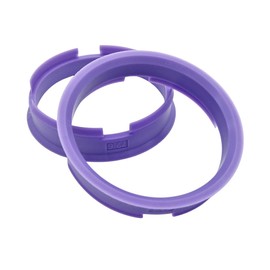 4x Centring Rings 72.6-66.1 I 72.6 to 66.1 Centering Ring Purple