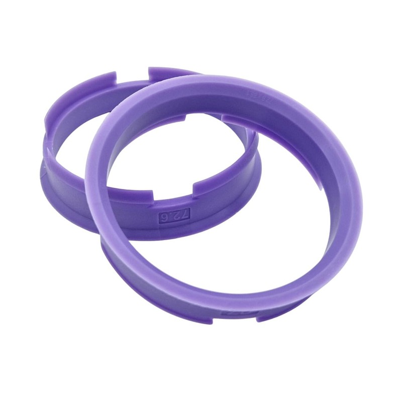 4x Centring Rings 72.6-66.1 I 72.6 to 66.1 Centering Ring