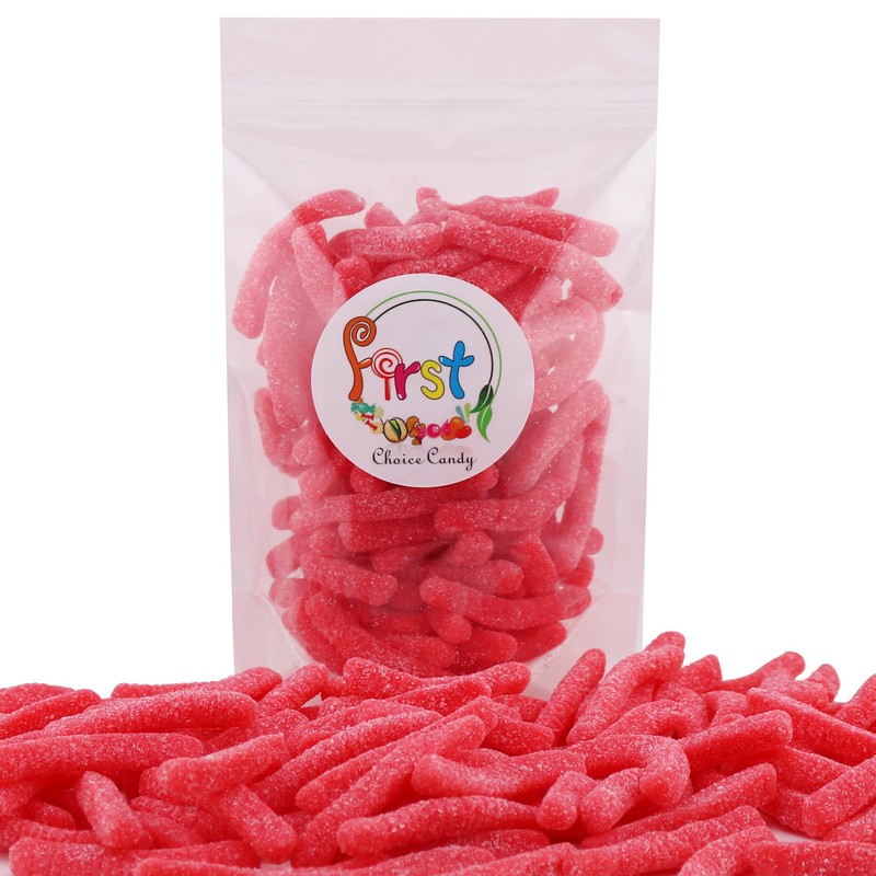 FirstChoiceCandy Sweet & Sour Gummy Worms, Multi Flavors and Solid