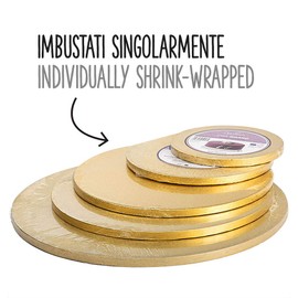 Decora 0931705 RUNDE TORTENPLATTE Gold cm 34X1,2 H