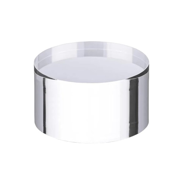 Acrylic Cylinder Display Stand,Clear Solid Display Blocks,4*4CM Transparent Acrylic Cylinder
