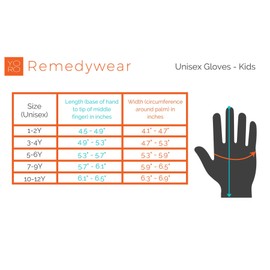 Remedywear Eczema Gloves for Kids, Inflammation Relief with Tencel and Zinc (Youth 5/6, White)