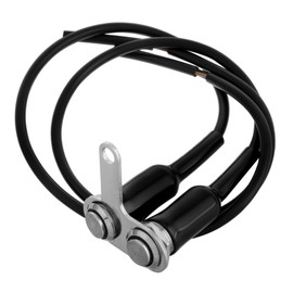 BUGUUYO Motorcycle Handlebar Fog Light Switch Button with Bracket Self Resetting Control for Headlight and Horn Easy Installation Durable Design for Electric Vehicles and Motorcycles