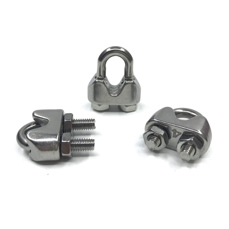 HEVERP 24PCS M4 5/32 Inches Stainless Steel Wire Rope Cable