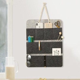 Arawat 2 St. Hängeorganizer Wand Organizer Hängend Bad Filz Tasche Tür Hängeaufbewahrung Camping Aufbewahrungstasche für Büro Tür Bad Schrank Hanging Utensilientasche Hängekörbchen
