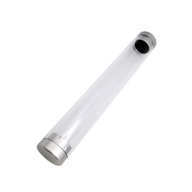 6Pcs Acrylic Ballpoint Pen Case Holder Gift Box Empty Single Pen Display Storage Case Cylinder Tube Pens Containers for School Business Office Supplies, Clear