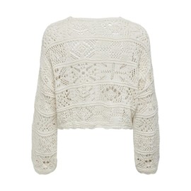 ONLY Women's Cardigan, Cloud dancer