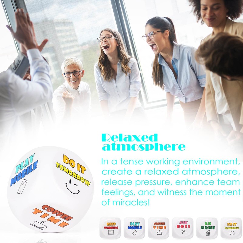 Anti Stress Cube - Colorful Stress Cube with 6 Fun