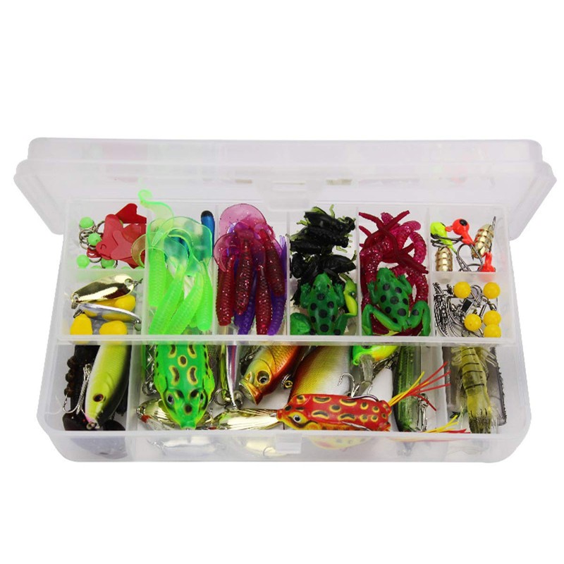 Pure Vie Fishing Topwater Lures Kits Mixed Universal Artificial Soft