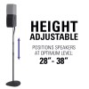 Sanus Adjustable Height Speaker Stand - Extends 28" to 38"