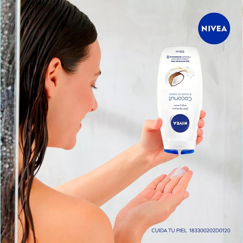 Nivea Jabón Líquido Corporal Nivea Men Coconut Hidratante 500ml