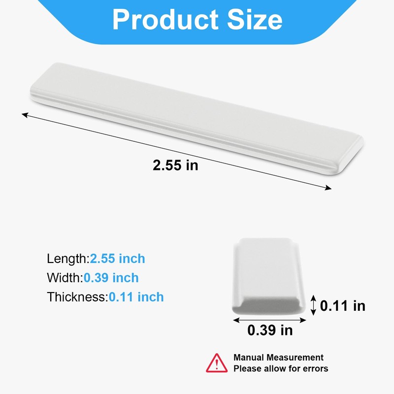Shower Door Magnet, 2-1/2" Long Glass Shower Door Magnet Replacement