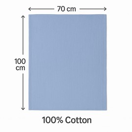 Me & Little Bee BABY Large 100% Cotton Muslin Cloth for Babies, 3pack 70cm x 100cm Cotton Burp Cloths for Newborn and Baby, Absorbent & Breathable and Ideal to Clean, Wipe & Cover Newborns (Mix 1)