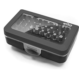 Wiha Bit Set 31 Piece Slotted/PH/PZ/Hex/Torx Screwdriver Accessories 41130