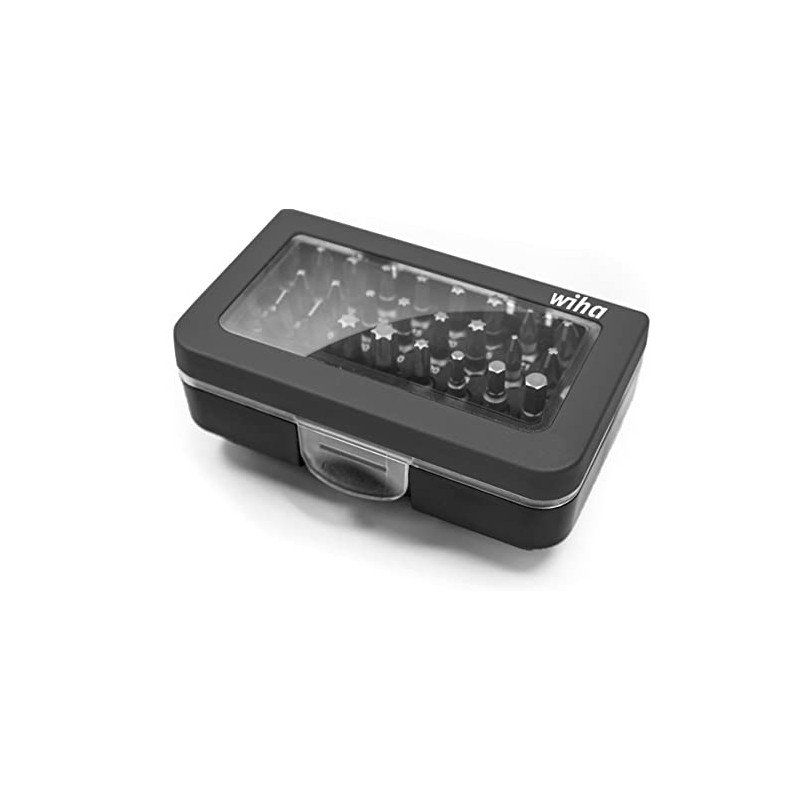 Wiha Bit Set 31 Piece Slotted/PH/PZ/Hex/Torx Screwdriver Accessories 41130