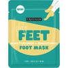 Freeman Flirty Feet Mask, Moisturizing + Soothing Foot Sheet Mask, Foot Care for Dry Feet, 1 Count, 1 Pair, 1.00 fl oz/80 mL