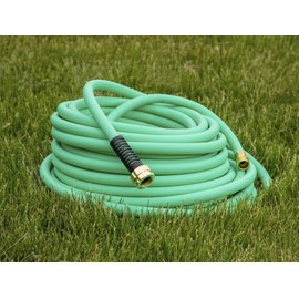 Swan Products SNSS58100 Soft & Supple Easy Coil Water Hose with Crush Proof Couplings 100' x 5/8", Green
