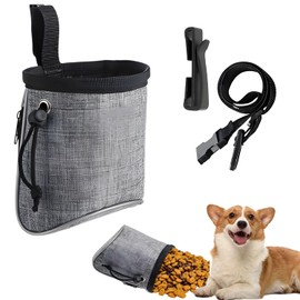 Lyivisk Leckerlibeutel für Hunde mit Kotbeutelspender - Praktische Futtertasche für Hundetraining, wasserfest und mit verstellbarem Gürtel - Ideal für unterwegs und tägliche Spaziergänge