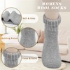 Senker Fashion 5 Pairs Wool Socks for Women, Thick Winter