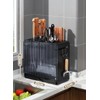 KBOX811 Knife Holder Organizer Stainless Steel Rack This multifunctional kitchen