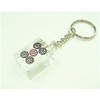 Clear Mah Jongg Pies (Large) Keychain [Stay Pin]