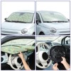 Windshield Sunshade Compatible with Fiat 500 2010-2024 ，Front Window Sun