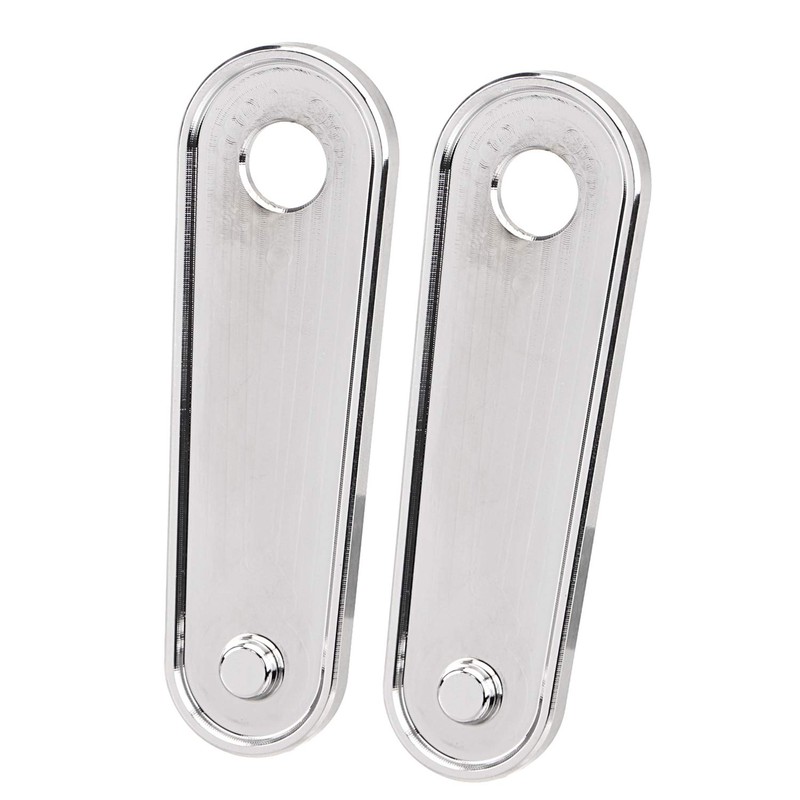 XMMT Chrome Motorcycle Rear Passenger Floorboard Foot Peg Frame Plates