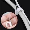 10mm Round Cable Clips 100pcs Assortment Cable Holder Management Wire