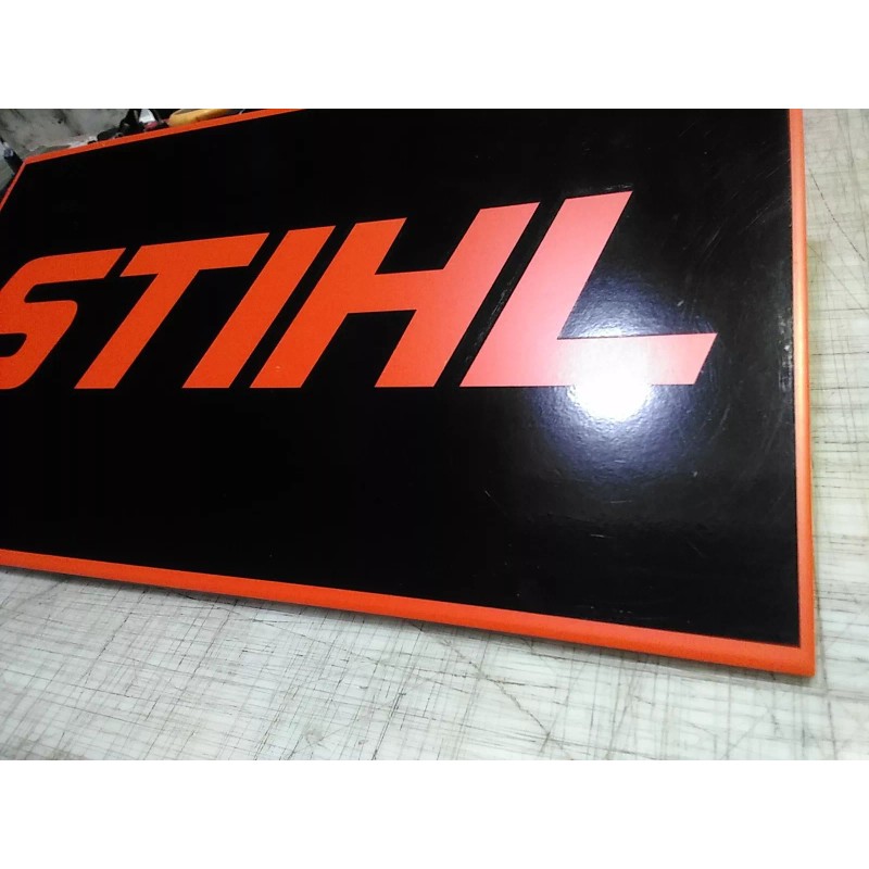 STIHL chainsaw Plaque, garage AlumaBond sign shop decoration