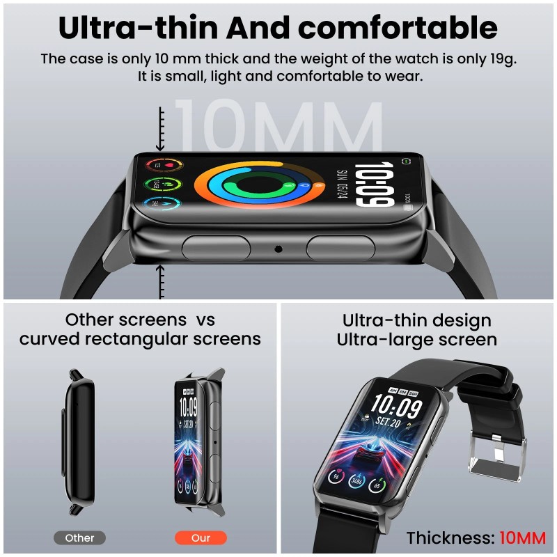 1.57" Smart Watch (Answer/Make Call) Heart Rate Fitness Tracker for