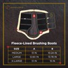 Kavallerie Dressage Horse Boots: Fleece-Lined Faux Leather Brushing Boots for