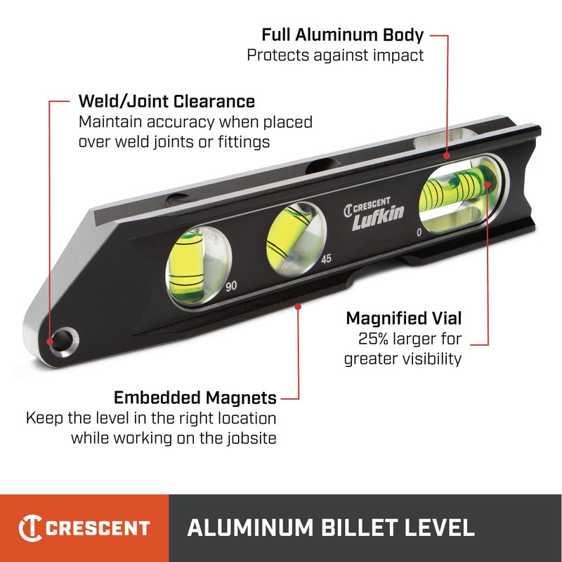 Crescent Lufkin Aluminum Billet Level - LBL1100-02