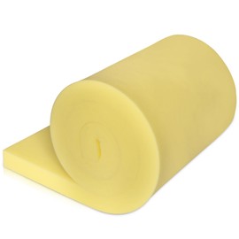 Yellow Foam Board, High-Density Upholstery Foam for Couch Cushion Replacement, Foam Padding for Cushions, Furniture, and DIY Projects, Durable Foam Pad for Chairs, Sofas, and Egg Crate Foam Inserts