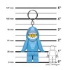 Classic Shark Suit Guy Keychain Light - 3 Inch Tall