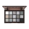 15 Colors Smokey Eyeshadow Palette, Silver Glitter & Matte Eye
