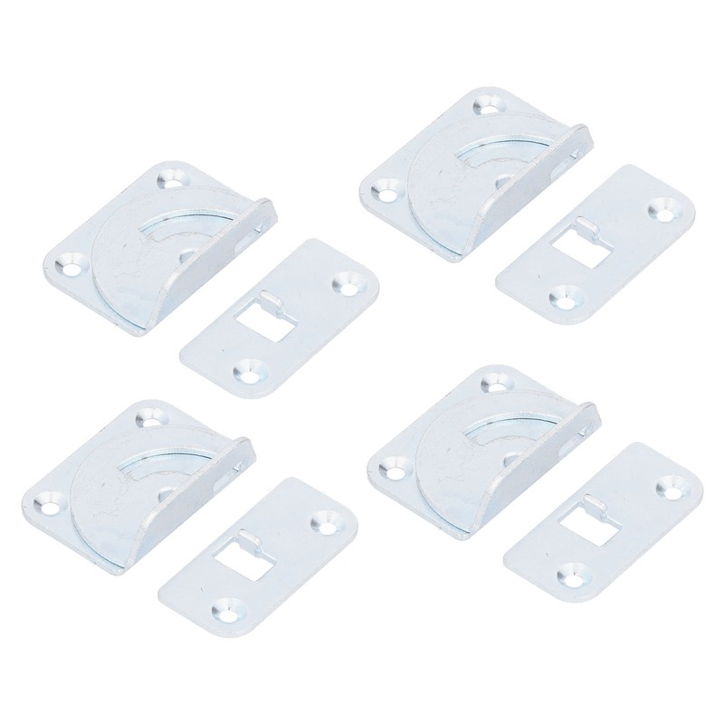 4PCS Bed Rail Bracket Heavy Duty Stainless Steel Bed Rail