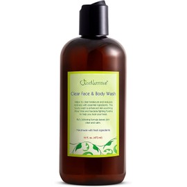 Acne Clear Face and Body Wash Best Wash Made for Facial & Body Acne Clear Clean Skin