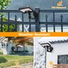 Magnetic Solar Lights Outdoor with Motion Sensor, USB & Solar