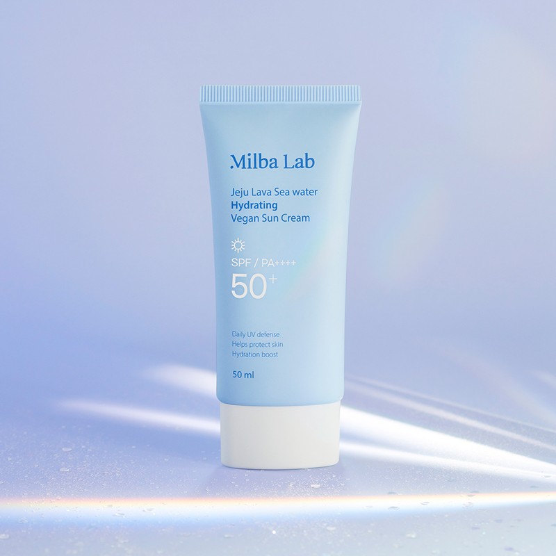 밀바랩 제주 용암해수 보습 선크림 SPF50+ PA++++ Millbar Lab Jeju