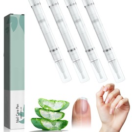 4 Stück Nail Care Pen Nagelpilz Stift, Österreich Nagelpflegestift mit Teebaumöl, Aloe Vera & Vitamin E, Nagel Care Stift für Gepflegte Fingernägel & Fußnägel Nagelwachstum FöRdern