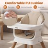 INFANS Baby High Chair, 9 in 1 Convertible Highchair for