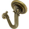 Hillman Swag Hooks Antique Brass 30 lb- 2 Pack 122232