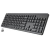 Arteck 2.4G Wireless Keyboard Ultra Slim Full Size Keyboard with