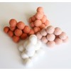 Mini Felt Factory | Pink Wool Felt Pom Balls Set